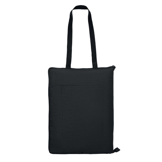 Black - Front - MidOcean Pacam Foldable Picnic Blanket