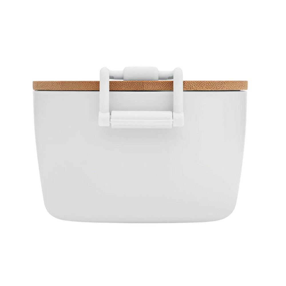 White - Lifestyle - MidOcean Lekker PP Plastic 700ml Lunch Box