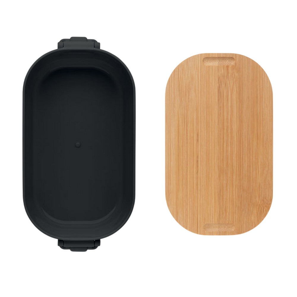 Black - Lifestyle - MidOcean Lekker PP Plastic 700ml Lunch Box