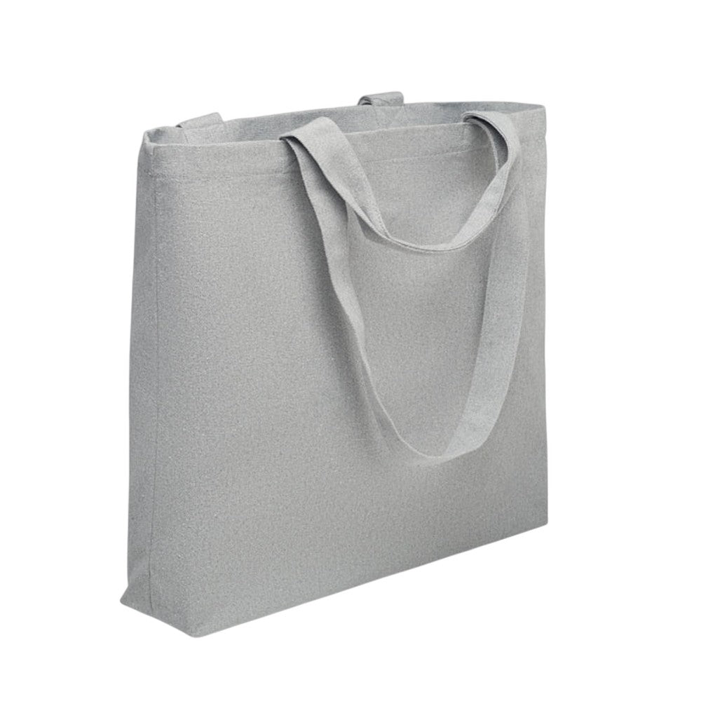 Grey - Back - MidOcean Maldi Beach Canvas Shopper Bag