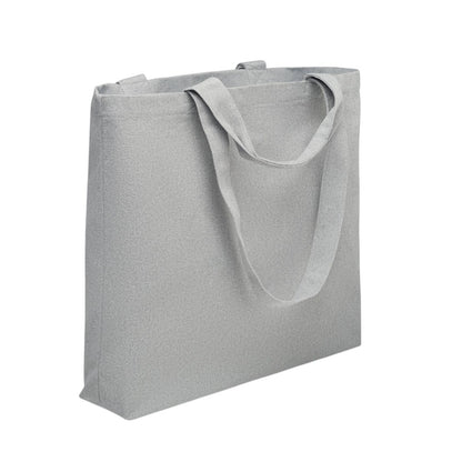 Grey - Back - MidOcean Maldi Beach Canvas Shopper Bag