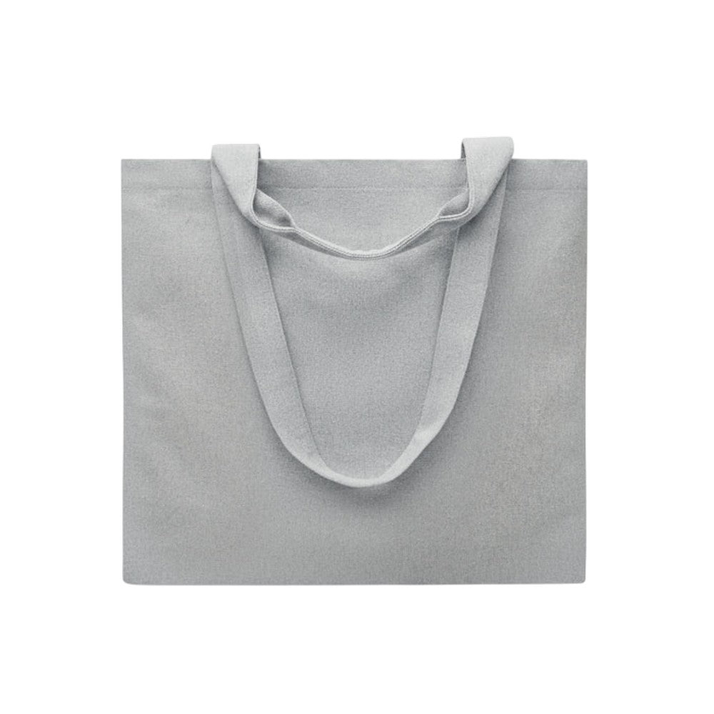 Grey - Front - MidOcean Maldi Beach Canvas Shopper Bag