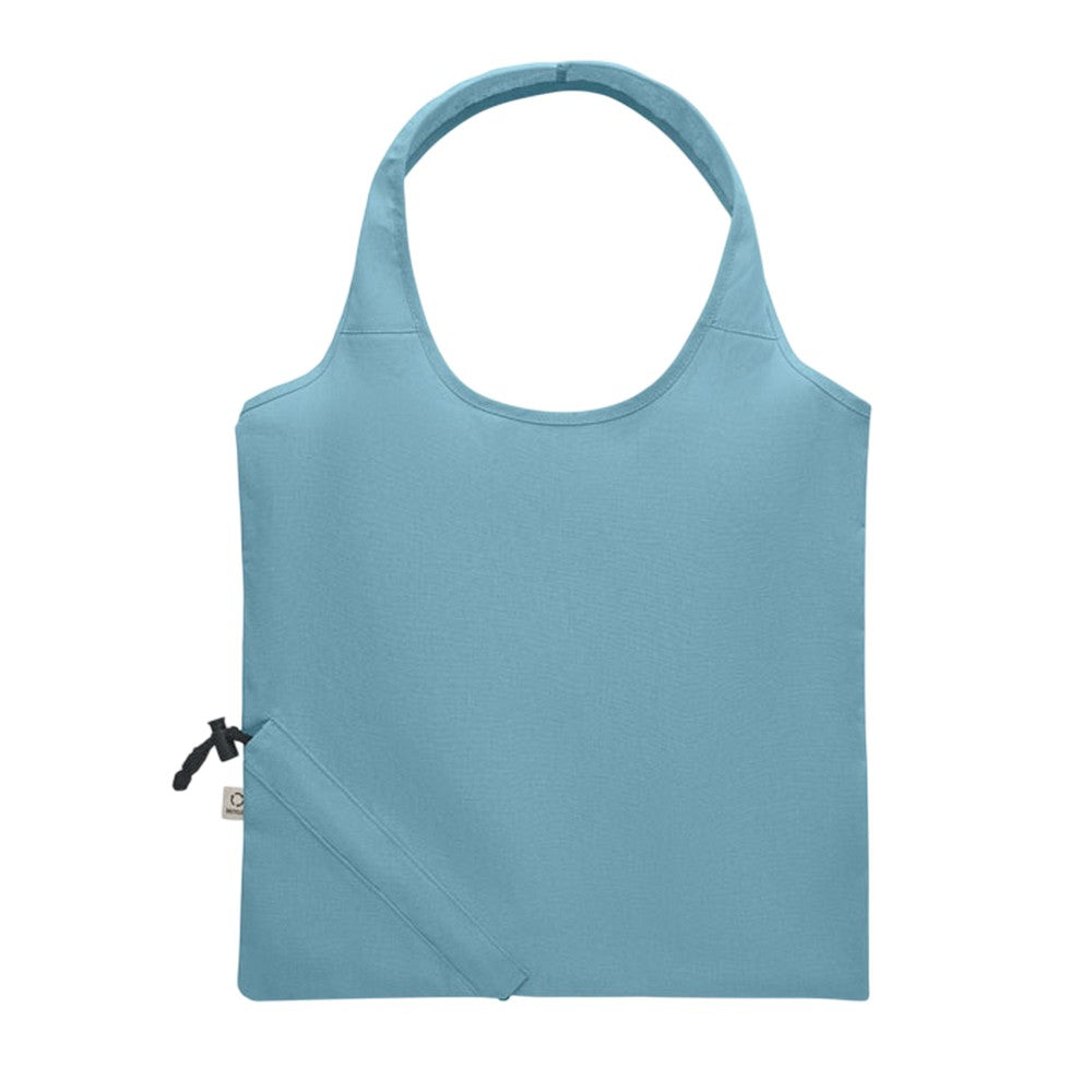 Petrol - Front - MidOcean Carrie Foldable Shopper Bag