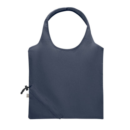 Blue - Front - MidOcean Carrie Foldable Shopper Bag