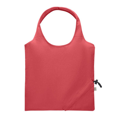 Red - Back - MidOcean Carrie Foldable Shopper Bag
