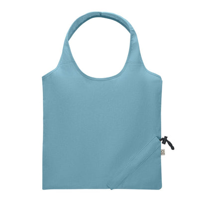 Petrol - Back - MidOcean Carrie Foldable Shopper Bag