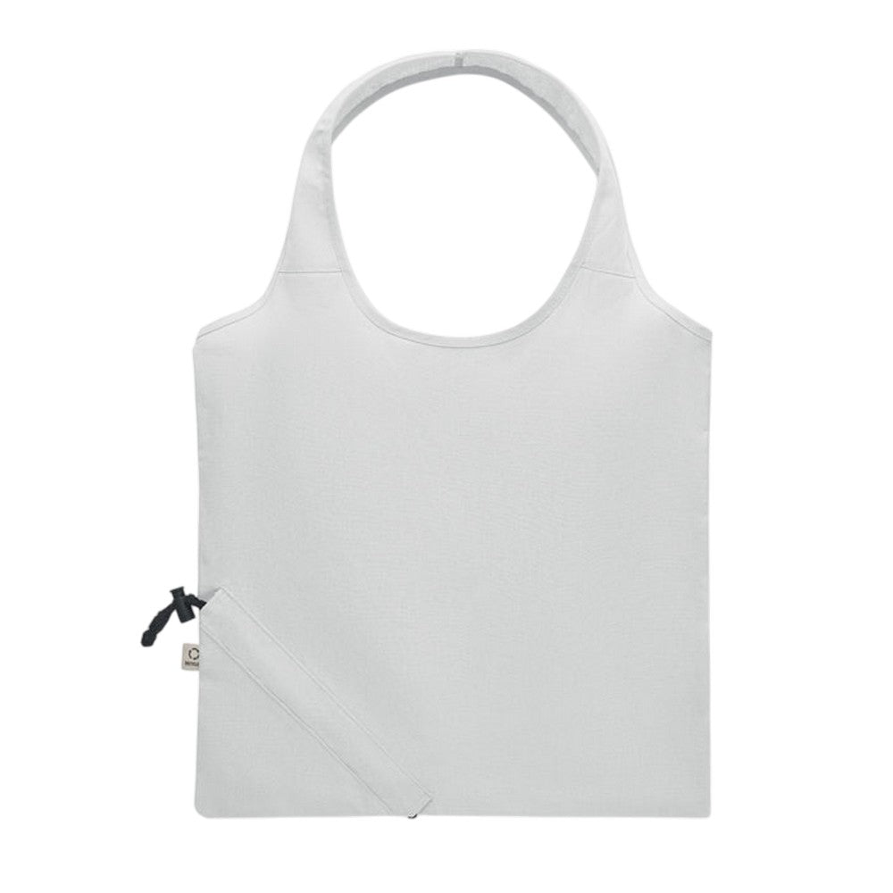 White - Front - MidOcean Carrie Foldable Shopper Bag