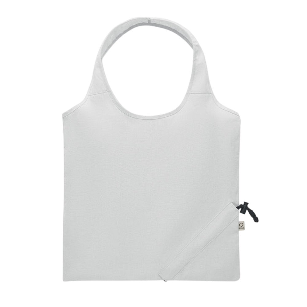 White - Back - MidOcean Carrie Foldable Shopper Bag