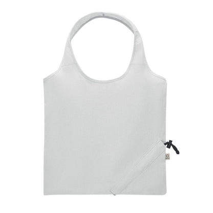 White - Back - MidOcean Carrie Foldable Shopper Bag