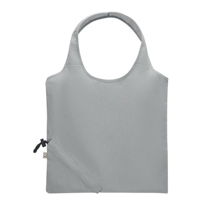 Grey - Front - MidOcean Carrie Foldable Shopper Bag