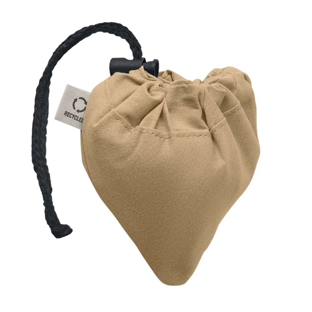 Khaki - Lifestyle - MidOcean Carrie Foldable Shopper Bag