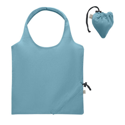Petrol - Side - MidOcean Carrie Foldable Shopper Bag