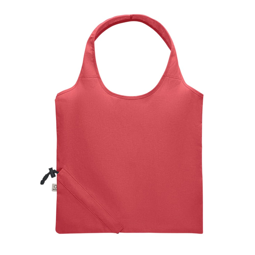 Red - Front - MidOcean Carrie Foldable Shopper Bag