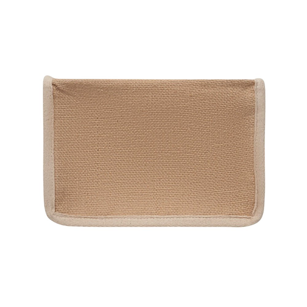 Beige - Lifestyle - MidOcean Lona 3L Jute Canvas Cooler Bag