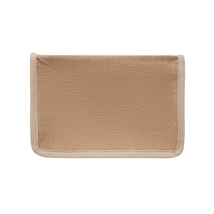 Beige - Lifestyle - MidOcean Lona 3L Jute Canvas Cooler Bag