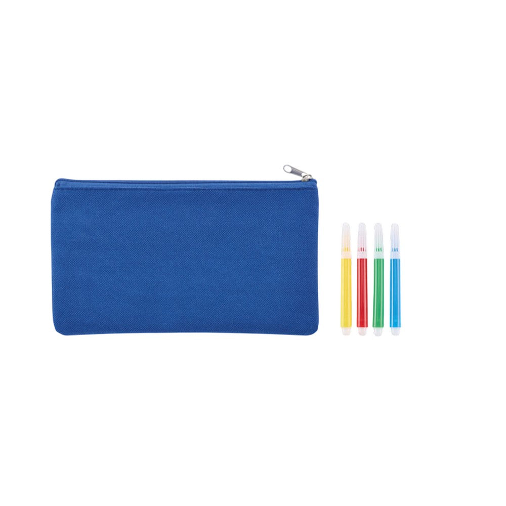 Royal Blue - Back - MidOcean Kiddo Pencil Case Set