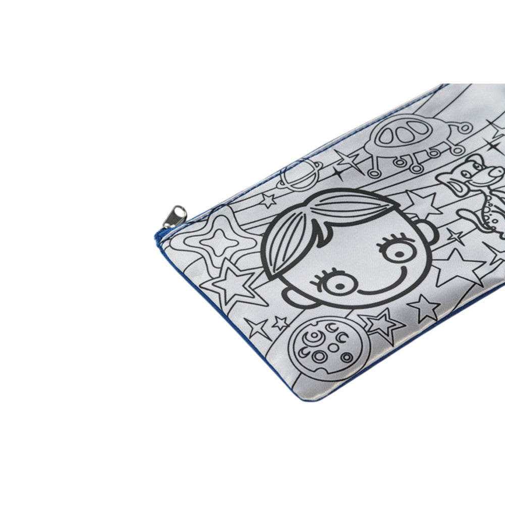 Royal Blue - Pack Shot - MidOcean Kiddo Pencil Case Set