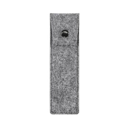 Grey - Front - MidOcean Cencil RPET Felt Pencil Case