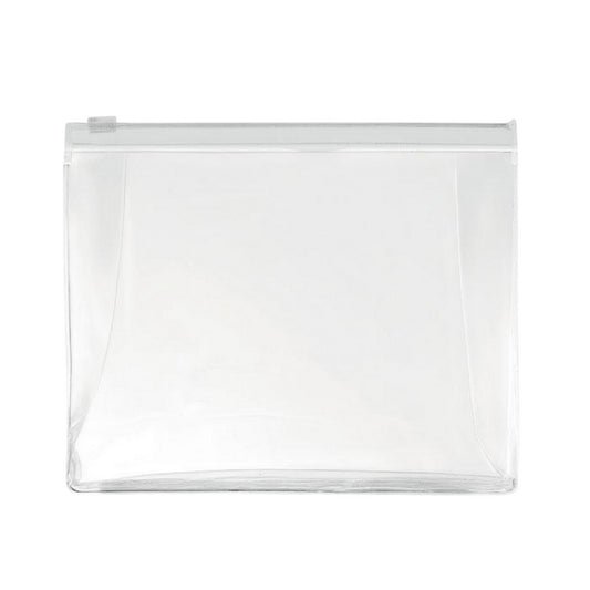 Transparent White - Front - MidOcean Cosmobag Zipped Cosmetic Bag