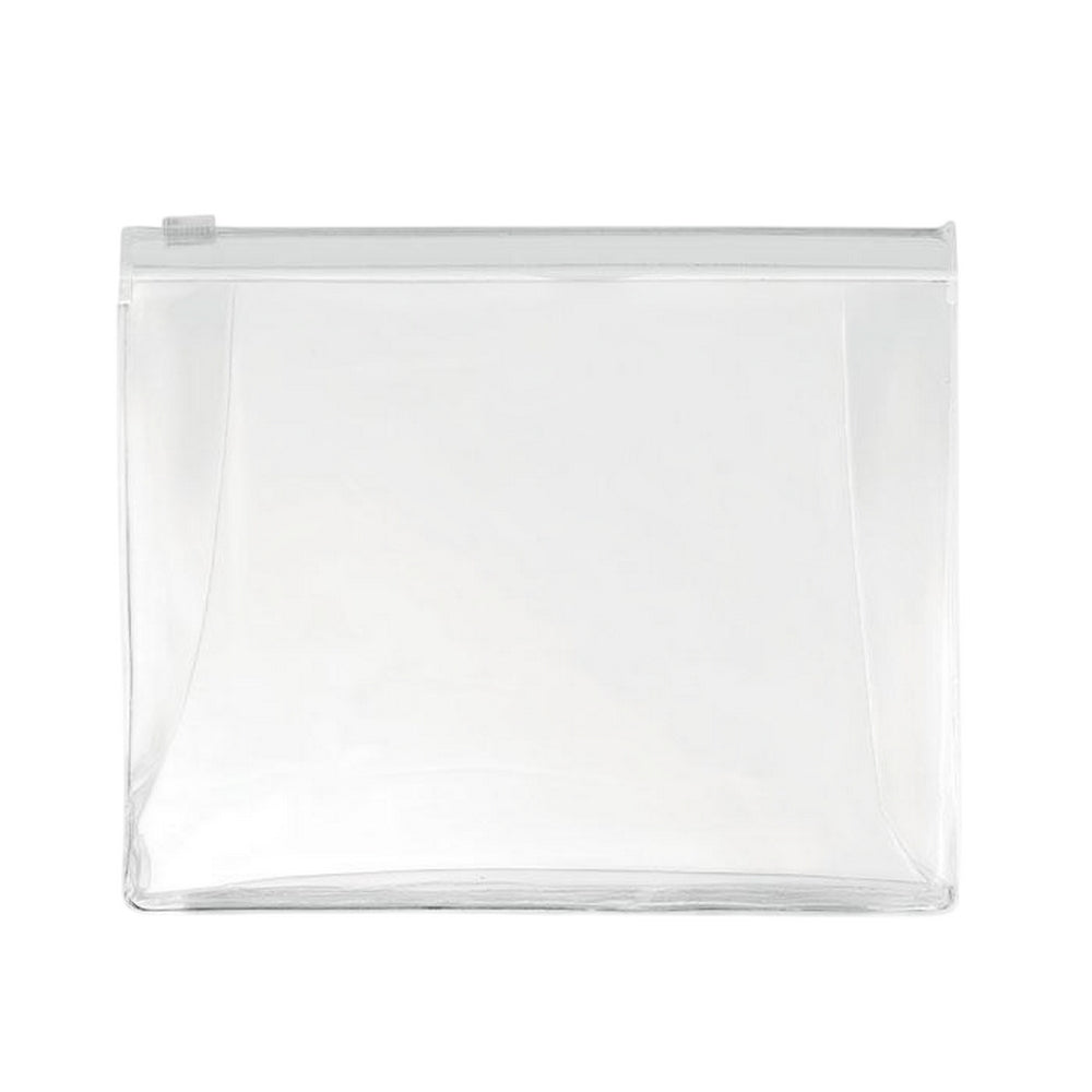 Transparent White - Front - MidOcean Cosmobag Zipped Cosmetic Bag