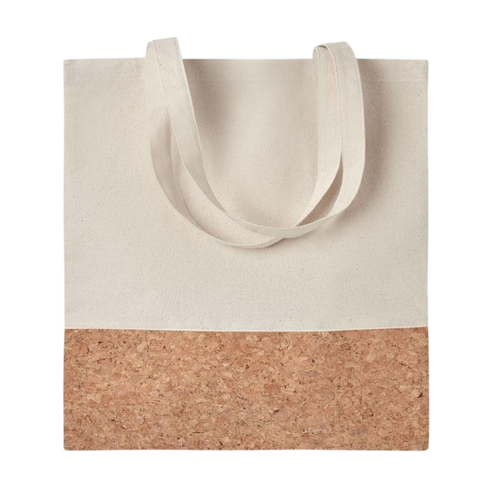 Beige - Front - MidOcean Illa Cotton Shopper Bag