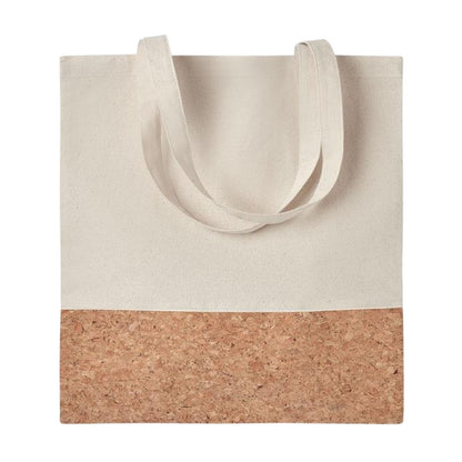 Beige - Front - MidOcean Illa Cotton Shopper Bag