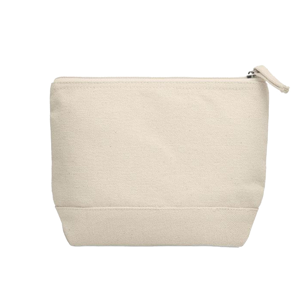 Beige - Back - MidOcean Kleuren Cotton Cosmetic Bag