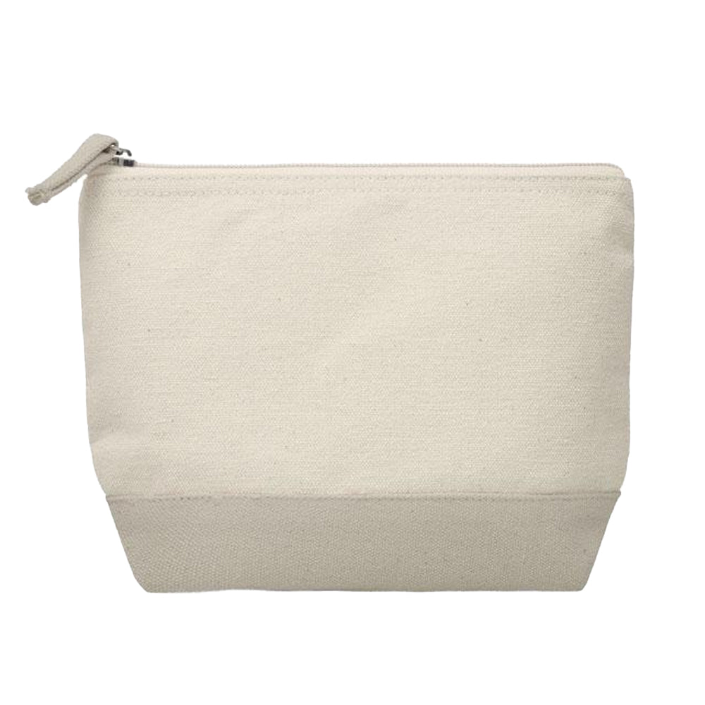 Rope-Beige - Front - MidOcean Kleuren Cotton Cosmetic Bag