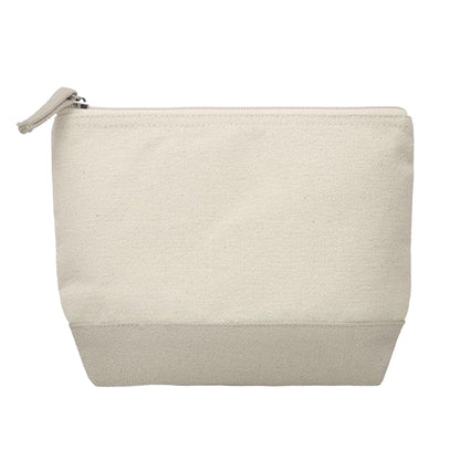 Rope-Beige - Front - MidOcean Kleuren Cotton Cosmetic Bag