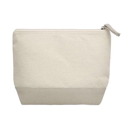 Rope-Beige - Back - MidOcean Kleuren Cotton Cosmetic Bag