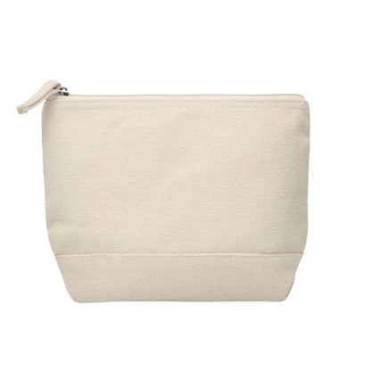 Beige - Front - MidOcean Kleuren Cotton Cosmetic Bag