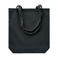 Black - Back - MidOcean Rassa Canvas Shopper Bag