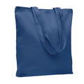 Blue - Front - MidOcean Rassa Canvas Shopper Bag