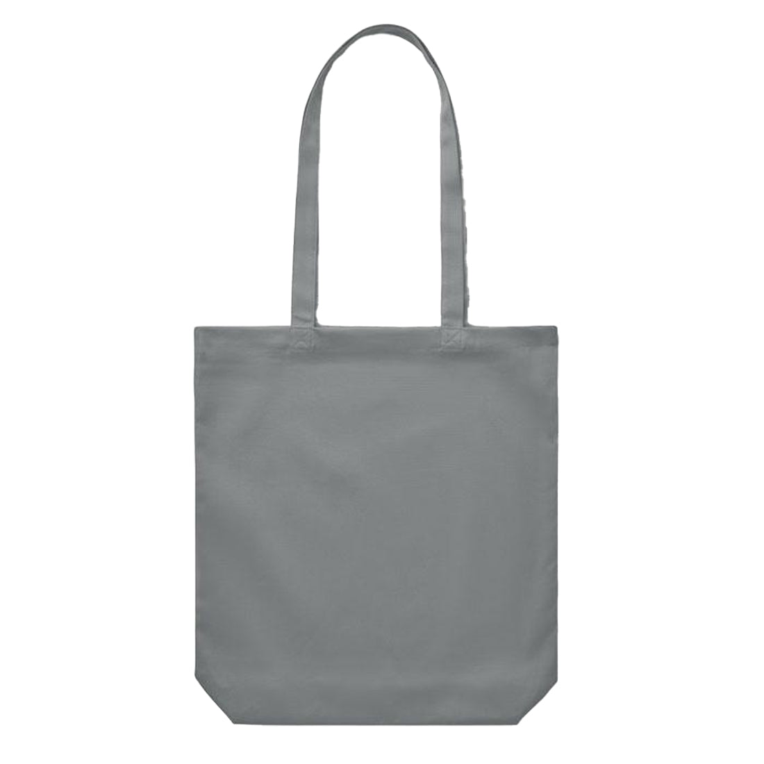 Grey - Back - MidOcean Rassa Canvas Shopper Bag