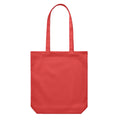 Red - Back - MidOcean Rassa Canvas Shopper Bag