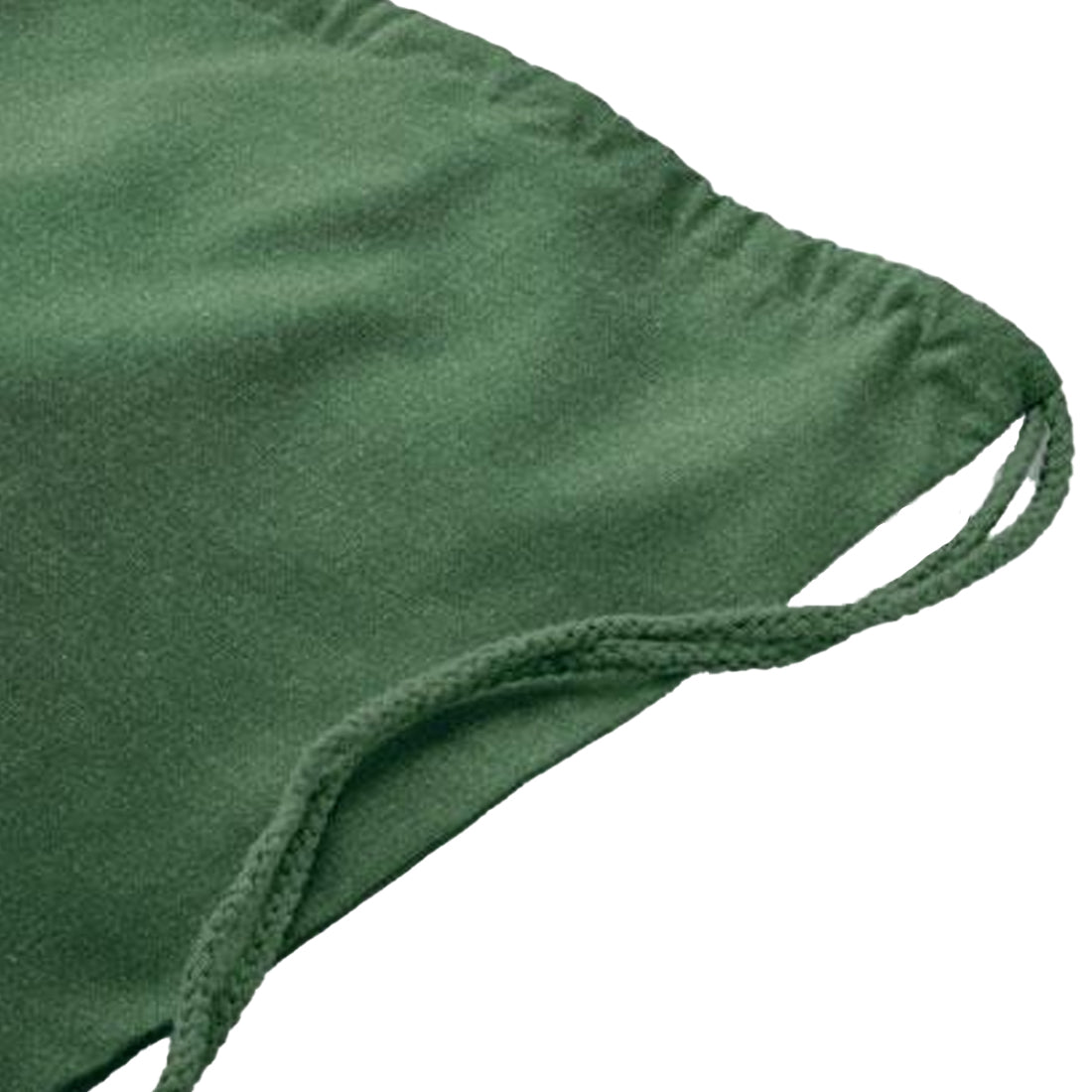 Dark Green - Side - MidOcean Cabetri Colour Recycled Cotton Drawstring Bag