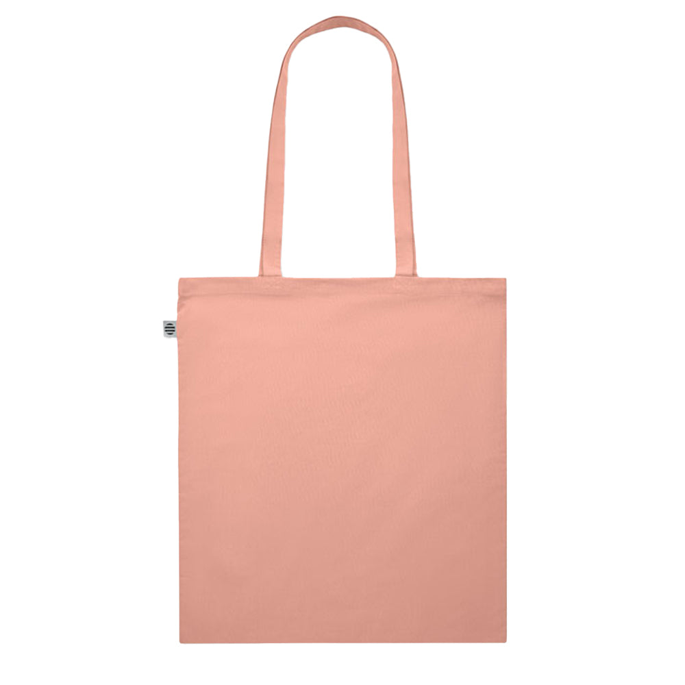 Orange - Back - MidOcean Onel Plain Organic Cotton Shopper Bag