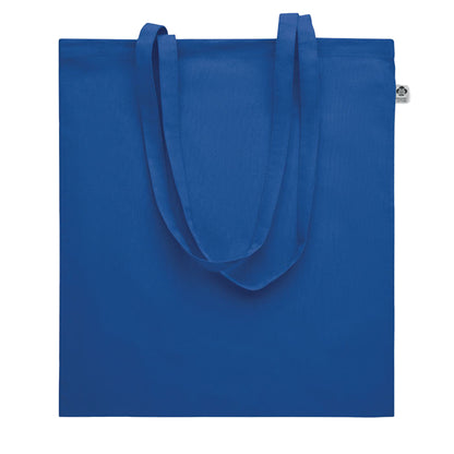 Royal Blue - Front - MidOcean Onel Plain Organic Cotton Shopper Bag