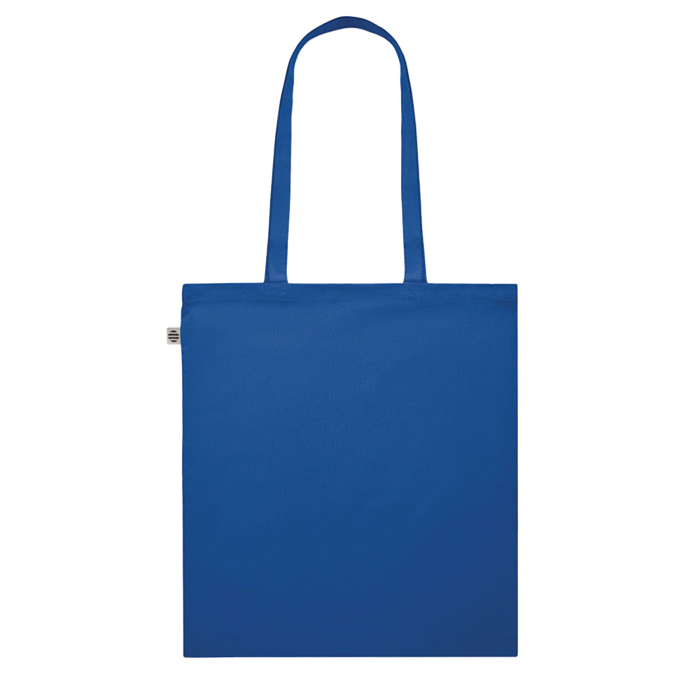 Royal Blue - Back - MidOcean Onel Plain Organic Cotton Shopper Bag