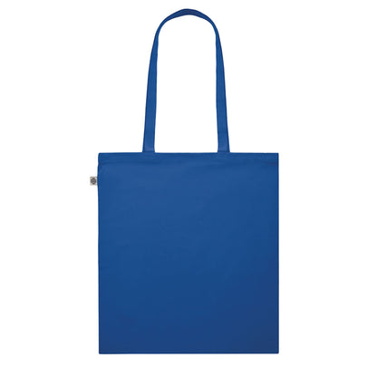 Royal Blue - Back - MidOcean Onel Plain Organic Cotton Shopper Bag