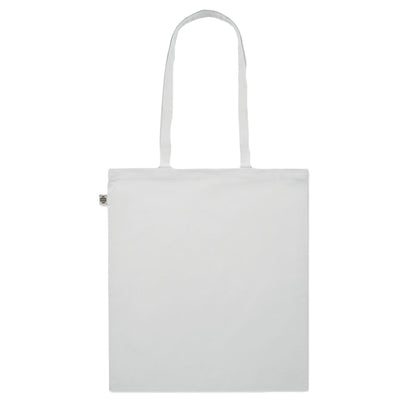 White - Back - MidOcean Onel Plain Organic Cotton Shopper Bag