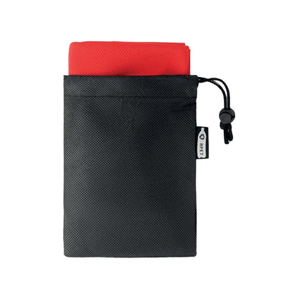 Red - Side - MidOcean Tuko RPET Sports Towel