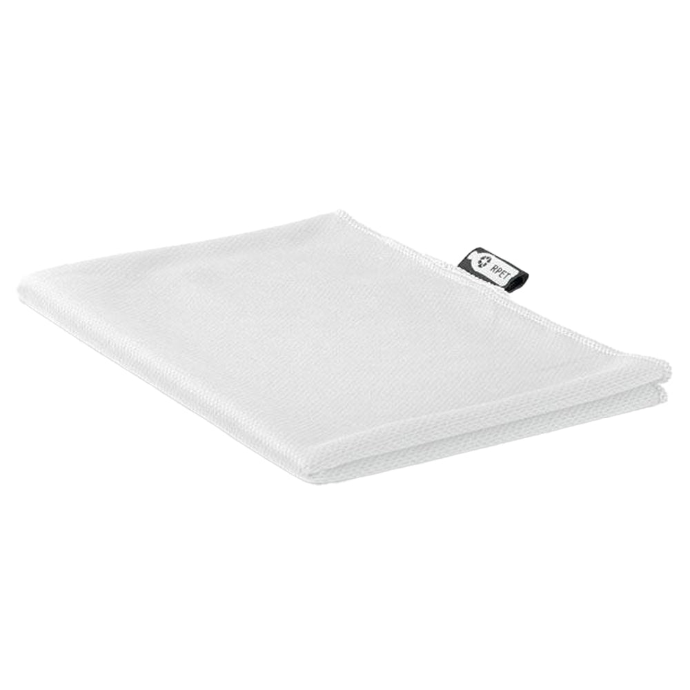 White - Front - MidOcean Tuko RPET Sports Towel