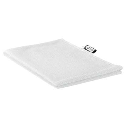 White - Front - MidOcean Tuko RPET Sports Towel