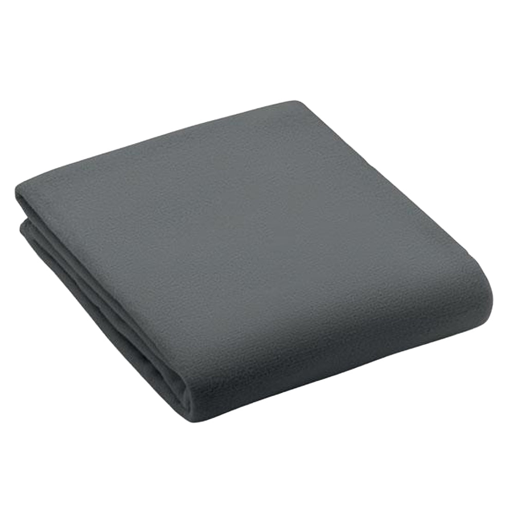 Stone Grey - Front - MidOcean Bogda RPET Fleece Blanket