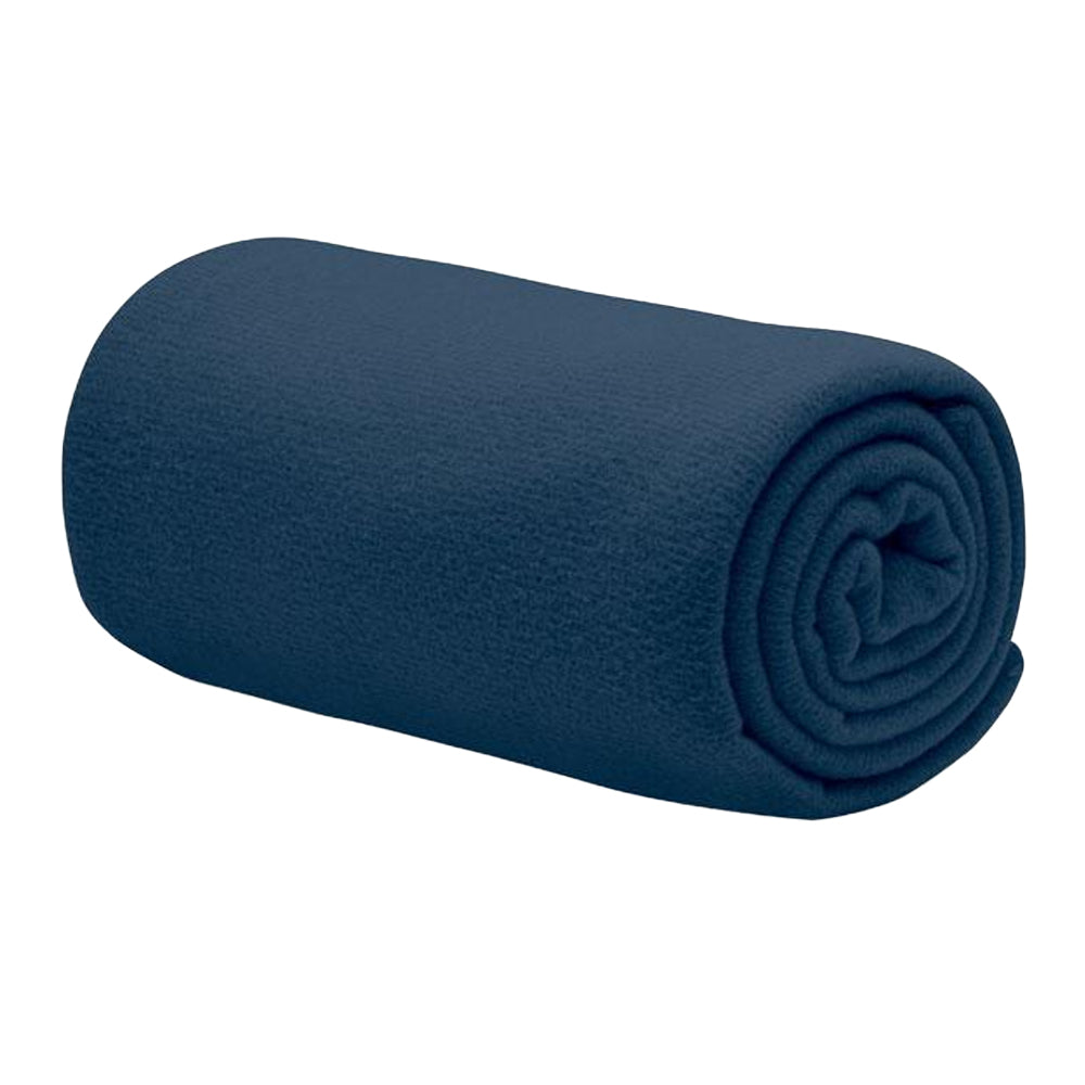 Blue - Side - MidOcean Bogda RPET Fleece Blanket