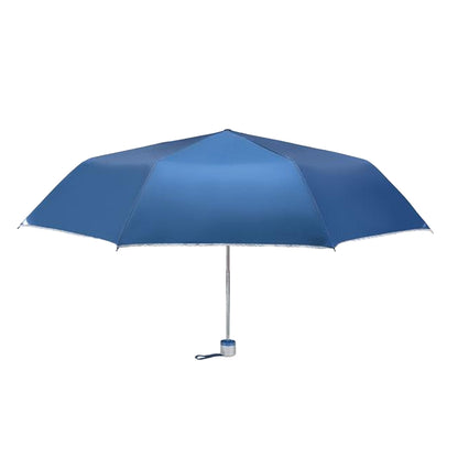 Blue - Front - MidOcean Cardif Folding Umbrella