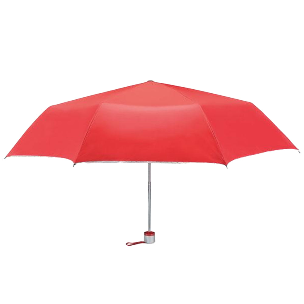 Red - Front - MidOcean Cardif Folding Umbrella