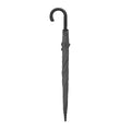 Grey - Back - MidOcean New Quay Windproof Stick Umbrella