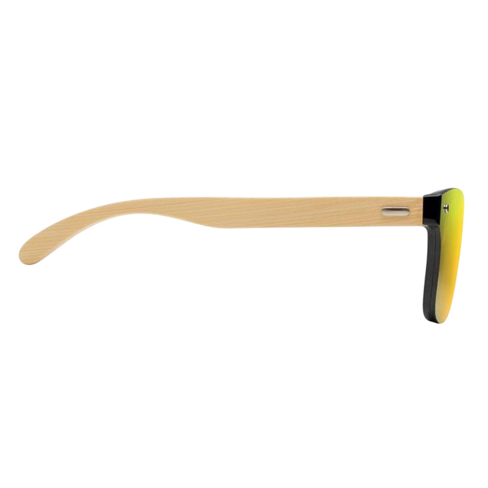 Yellow - Back - MidOcean Aloha Mirrored Sunglasses